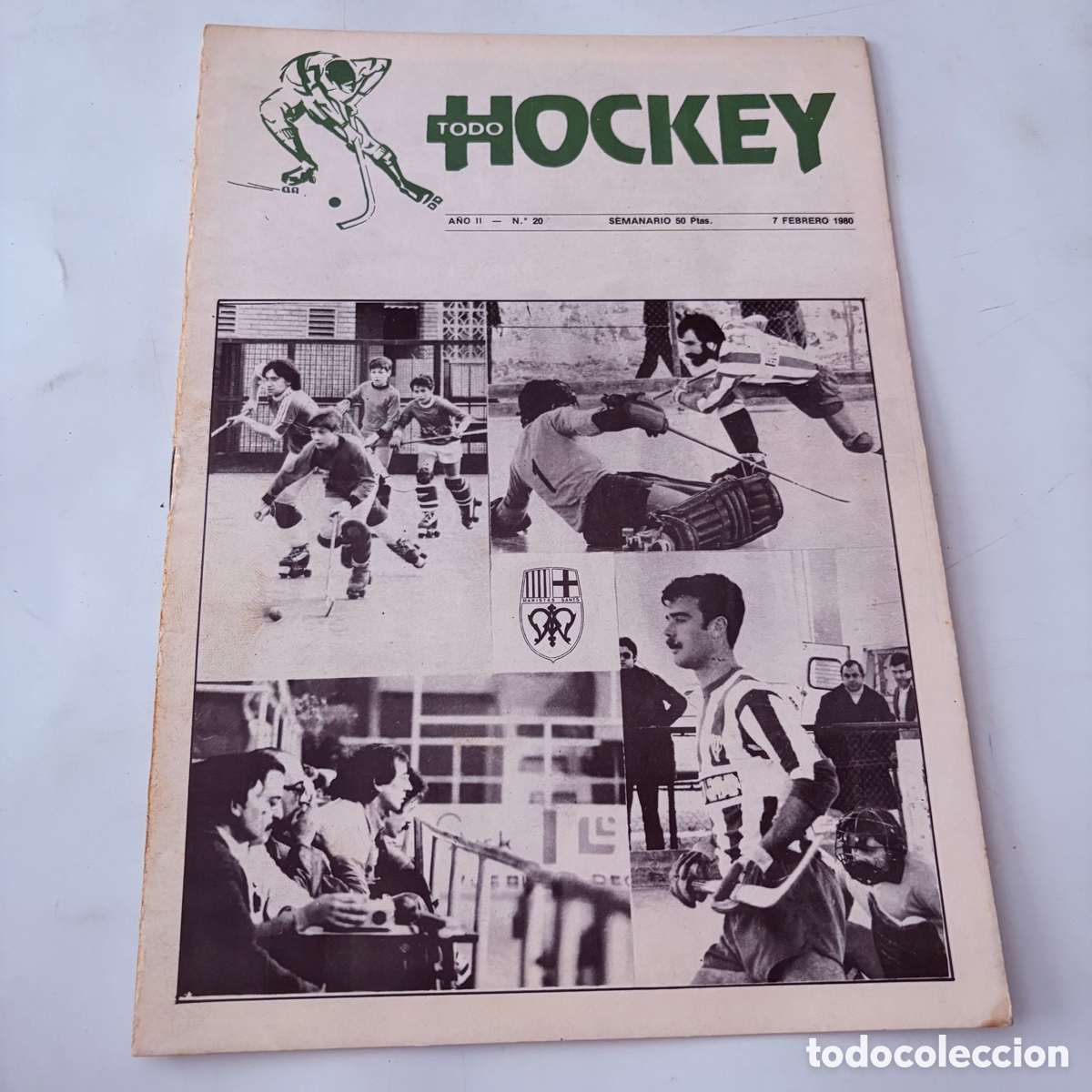 Collection Magazines and Newspapers: Revista mensual todo hockey n&ordm; 20 de 1980