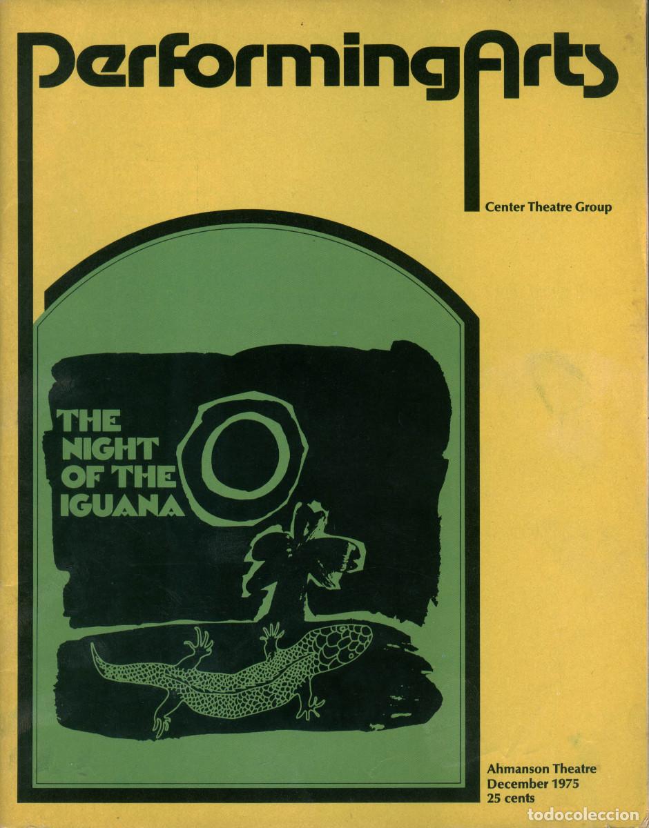 Coleccionismo de Revistas y Peri&oacute;dicos: The Night of the Iguana (Performing Arts; 9-12) 1975