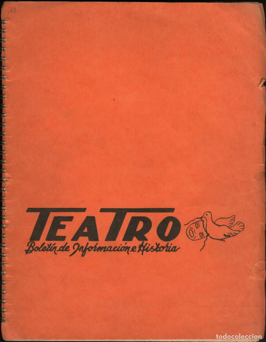 Coleccionismo de Revistas y Peri&oacute;dicos: El Teatro. Bolet&iacute;n de Informaci&oacute;n e Historia (M&eacute;xico. 1954-1956) 12 N&uacute;ms. Completa