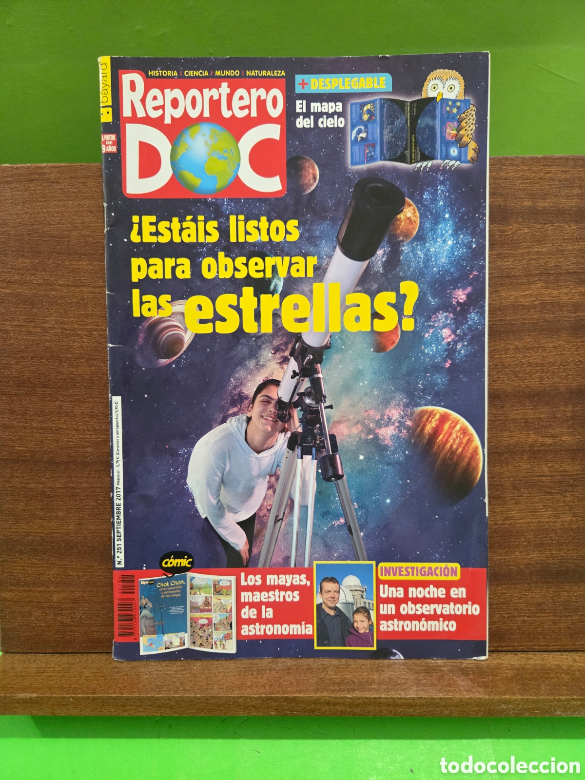 Coleccionismo de Revistas y Peri&oacute;dicos: REVISTA...&rdquo;&rdquo;REPORTERO DOC&rdquo;&rdquo;...N&deg;251...SEPTIEMBRE DE 2017..M