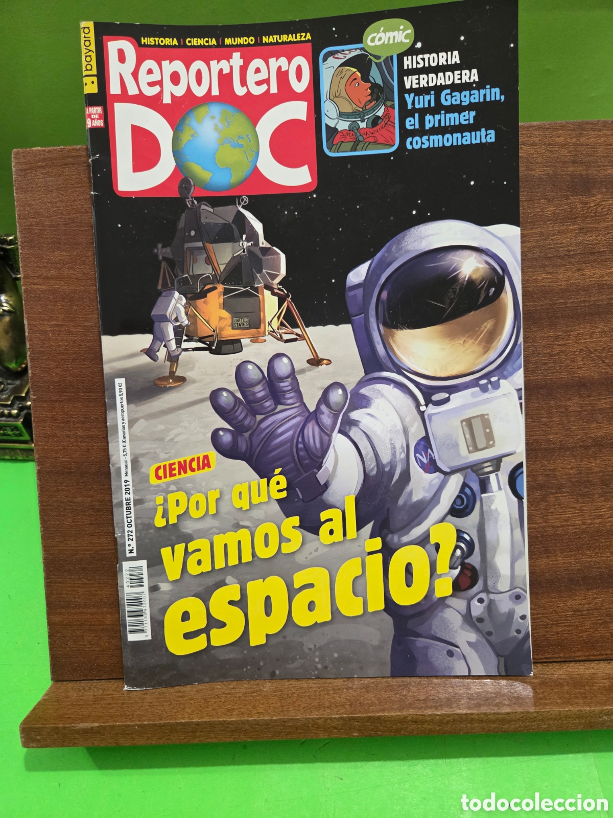 Coleccionismo de Revistas y Peri&oacute;dicos: REVISTA...&rdquo;&rdquo;REPORTERO DOC&rdquo;&rdquo;...N&Uacute;MERO 272..OCTUBRE DE 2019...&rdquo;&rdquo;DESPLEGABLE RUMBO A LA LUNA&rdquo;&rdquo;...