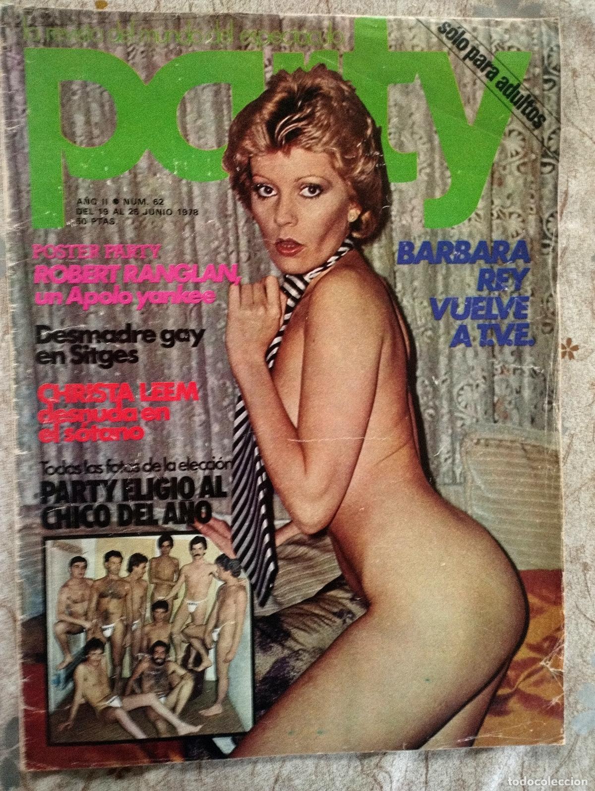 Collection Magazines and Newspapers: Revista Erotica Gay PARTY N&ordm; 62 / BARBARA REY, CHICO DEL A&Ntilde;O, CHRISTA LEEM, MARIE CHISTINE BARRAULT