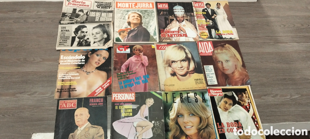 Coleccionismo de Revistas y Peri&oacute;dicos: Lote variado de 12 revistas