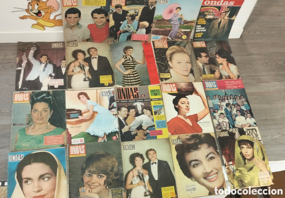 Coleccionismo de Revistas y Peri&oacute;dicos: Lote de 19 revistas ONDAS