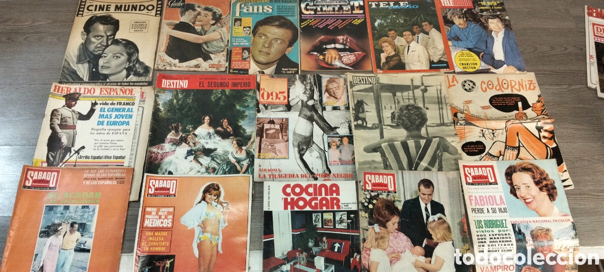 Coleccionismo de Revistas y Peri&oacute;dicos: Lote 16 revistas variadas de los a&ntilde;os 70