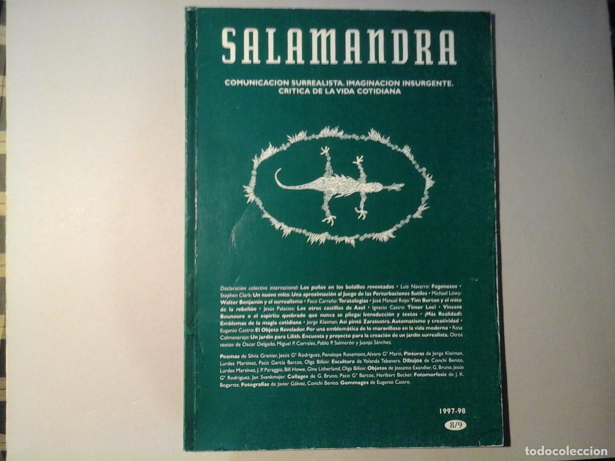 Coleccionismo de Revistas y Peri&oacute;dicos: REVISTA SALAMANDRA. COMUNICACI&Oacute;N SURREALISTA. N&ordm; 8 / 9. DEDICADO Y FIRMADO. SURREALISMO. VANGUARDIAS