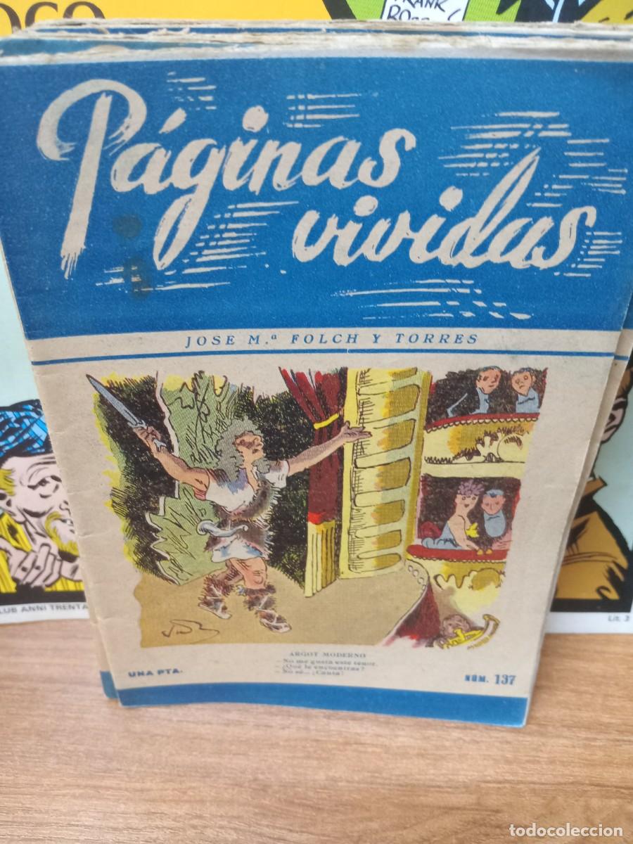 Coleccionismo de Revistas y Peri&oacute;dicos: PAGINAS VIVIDAS - N&ordm; 137 - JOSE M&ordf; FOLCH Y TORRES - EDITORIAL MIVA