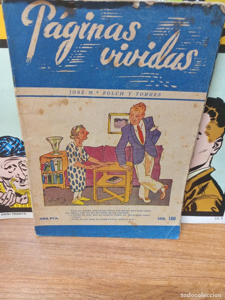 Coleccionismo de Revistas y Peri&oacute;dicos: PAGINAS VIVIDAS - N&ordm; 166 - JOSE M&ordf; FOLCH Y TORRES - EDITORIAL MIVA