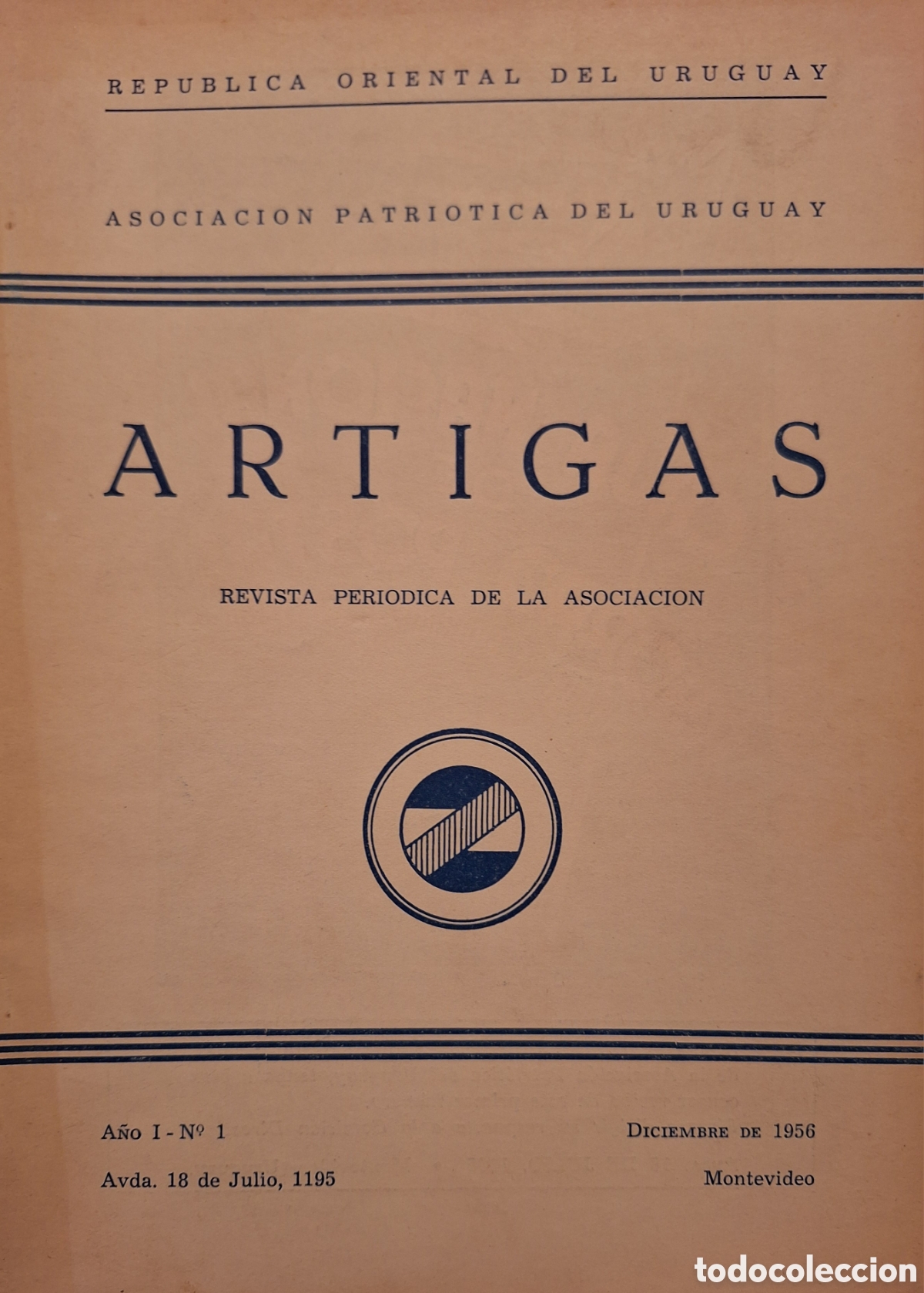 Coleccionismo de Revistas y Peri&oacute;dicos: REVISTA ARTIGAS NUMERO 1