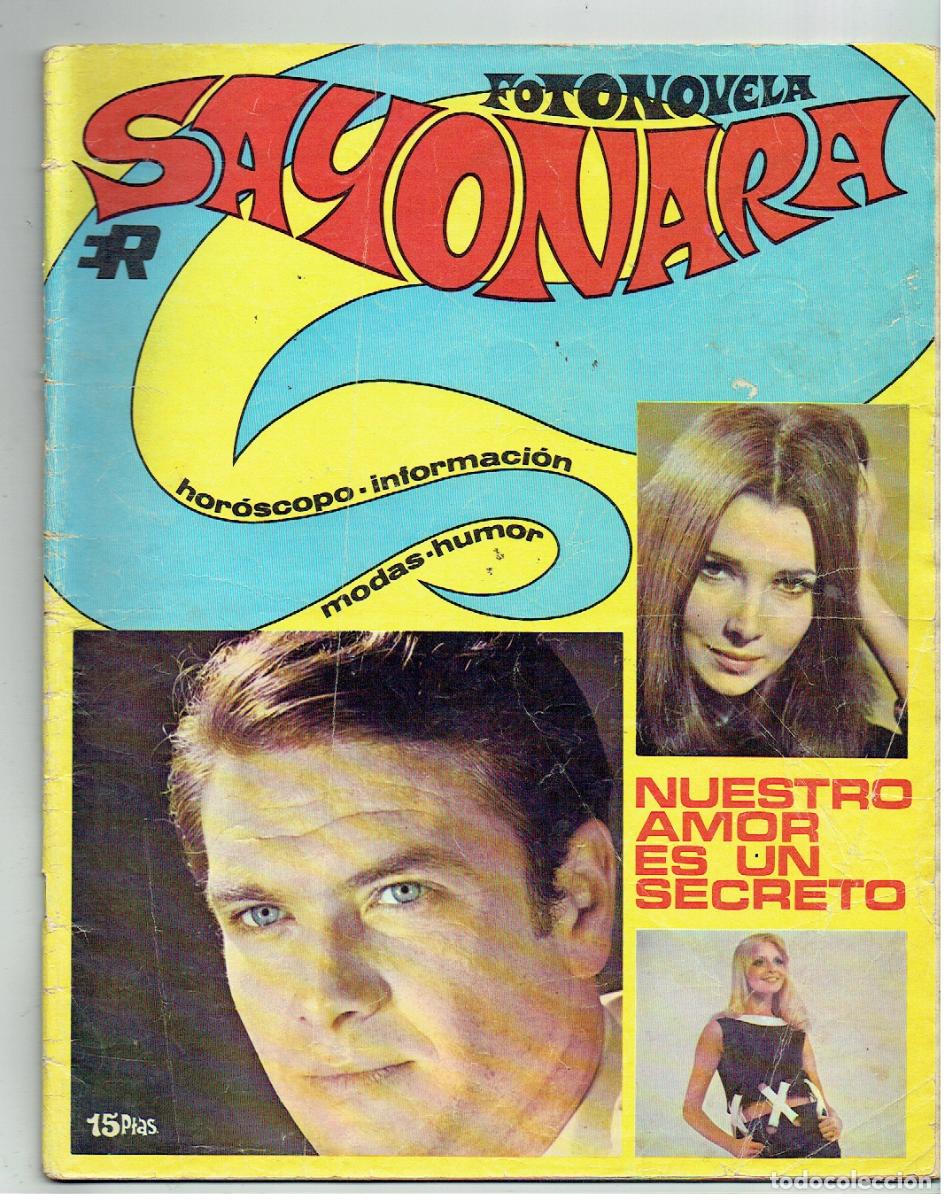 Sammeln von Zeitschriften und Zeitungen: FOTONOVELA SAYONARA. N&ordm; 12. NUESTRO AMOR ES UN SECRETO. ENTREVISTA: TOM JONES. ROLLAN. (B/30.3)