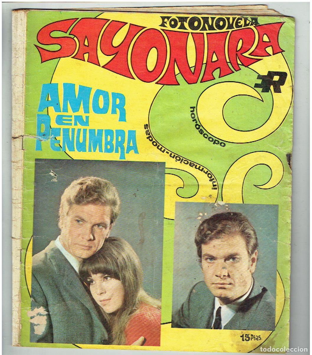 Collezionismo di Riviste e Giornali: FOTONOVELA SAYONARA. N&ordm; 19. AMOR EN PENUMBRA. AMA M. MENDOZA-JAIME TOJA.ROLLAN. (B/30.3)