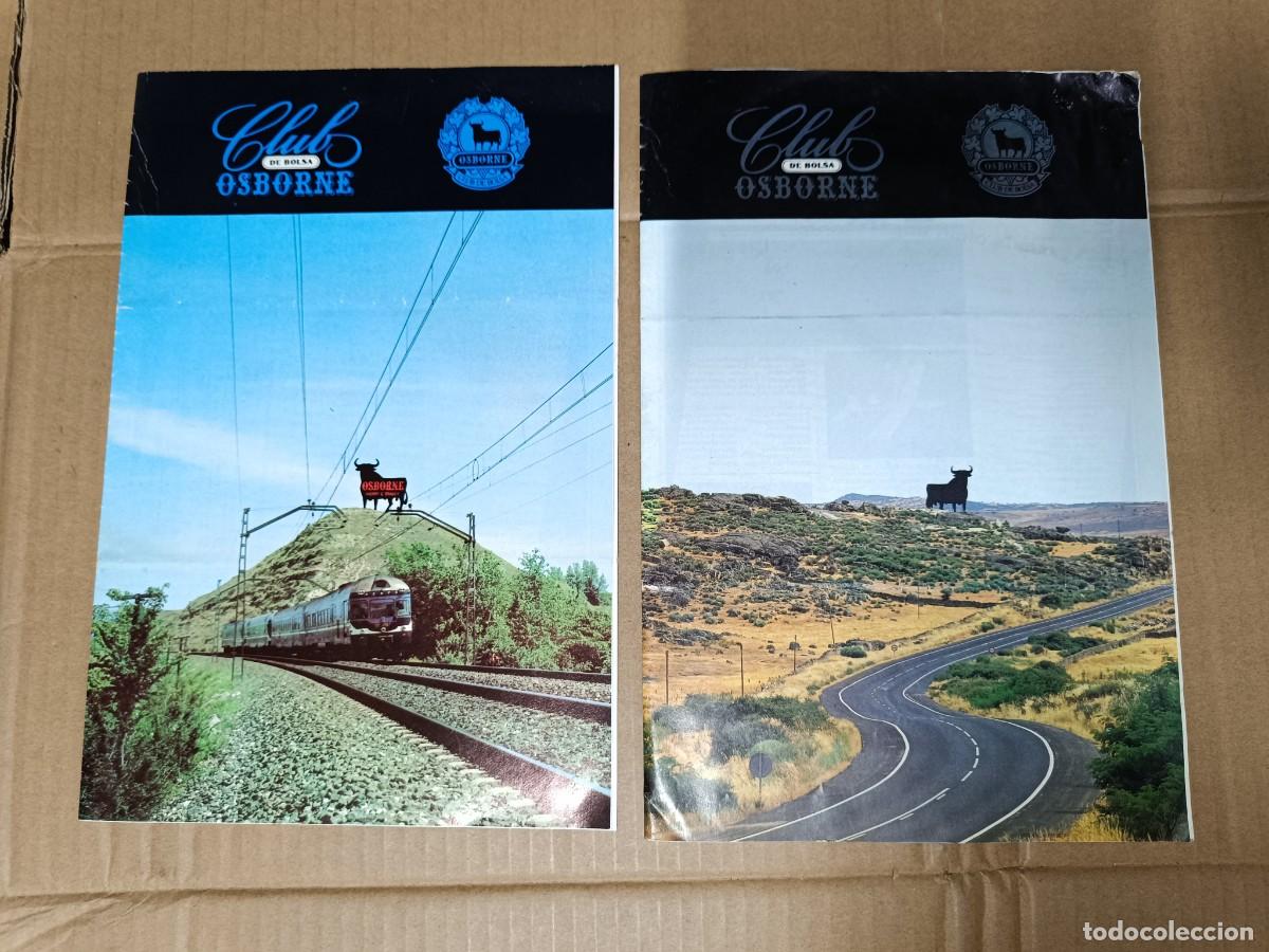 Collection Magazines and Newspapers: LOTE DE 2 ANTIGUAS REVISTAS PUBLICITARIAS DE LICOR OSBORNE, TORO -P24
