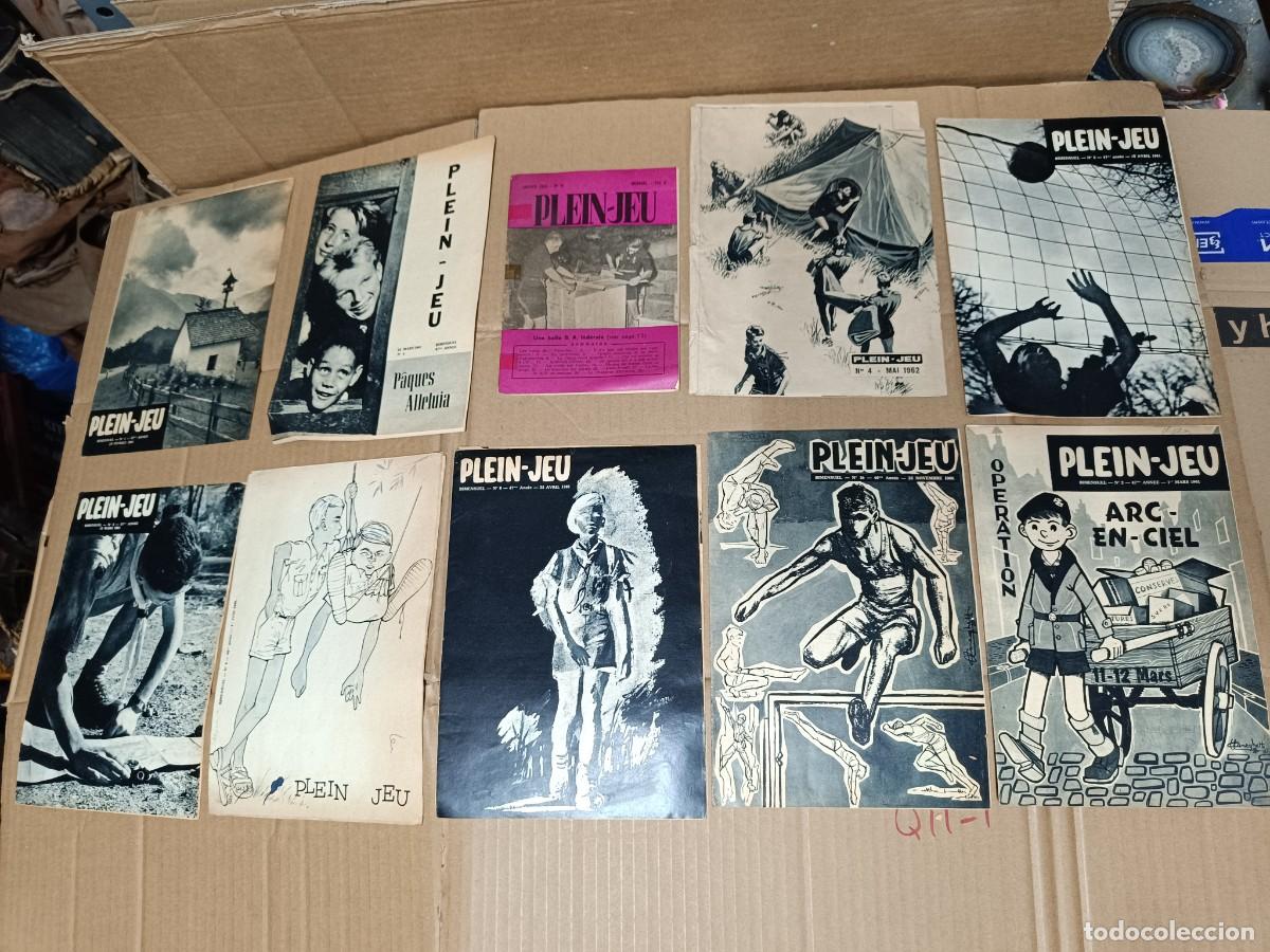 Collectionnisme de Revues et Journaux: LOTE DE 10 ANTIGUAS REVISTAS PLEIN JEU BELGIQUE, 1952 1960 1961 1962 , BELGICA, BOY SCOUTS -P24