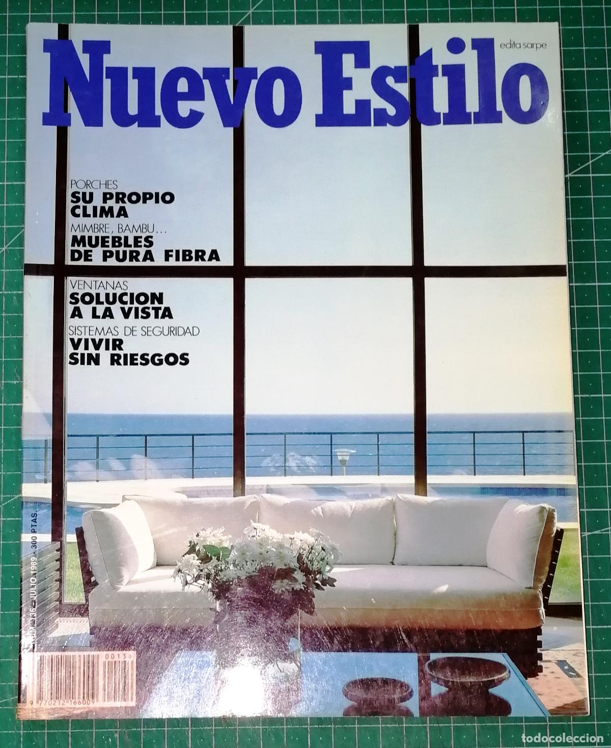 Colecionismo de Revistas e Jornais: NUEVO ESTILO. N&ordm; 136. JULIO 1989. - SARPE