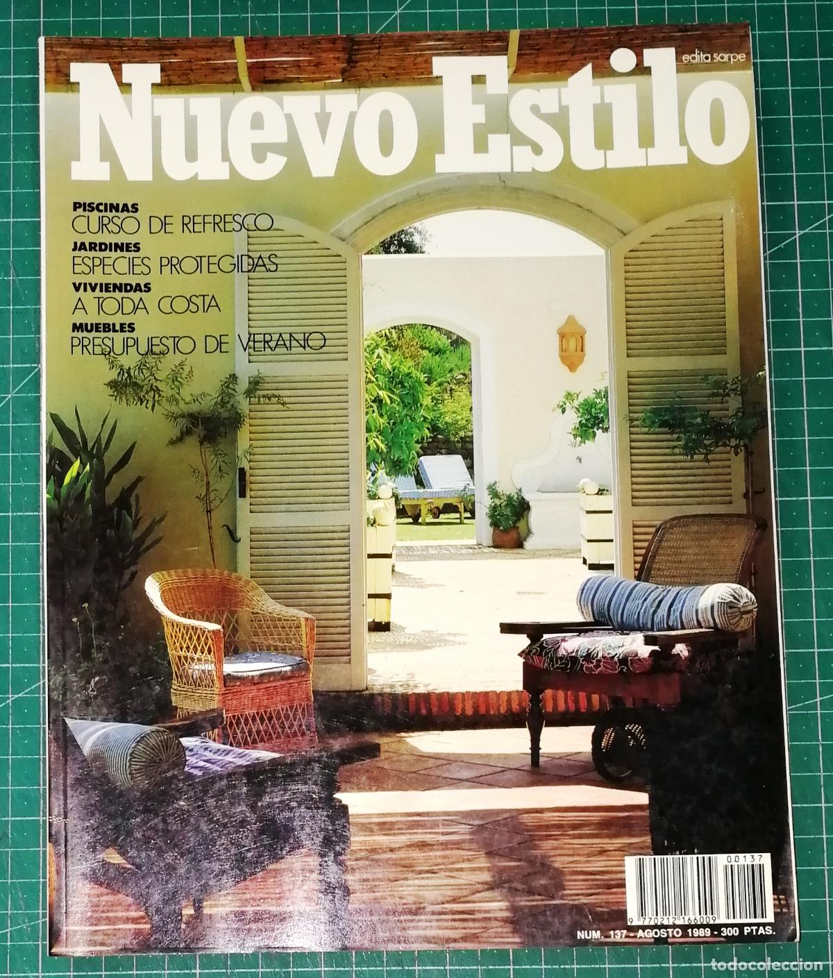 Collectionnisme de Revues et Journaux: NUEVO ESTILO. N&ordm; 137. AGOSTO 1989. - SARPE