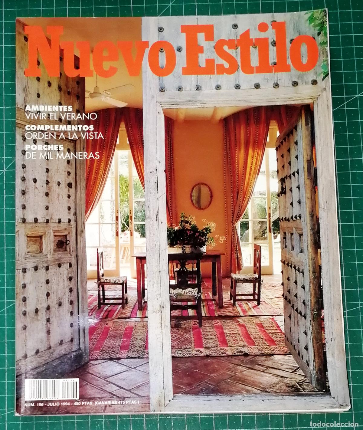 Collectionnisme de Revues et Journaux: NUEVO ESTILO. N&ordm; 196. JULIO 1994. - Axel Springer