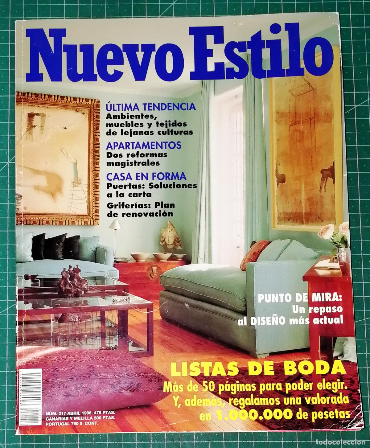 Collection Magazines and Newspapers: NUEVO ESTILO. N&ordm; 217. ABRIL 1996. - Axel Springer