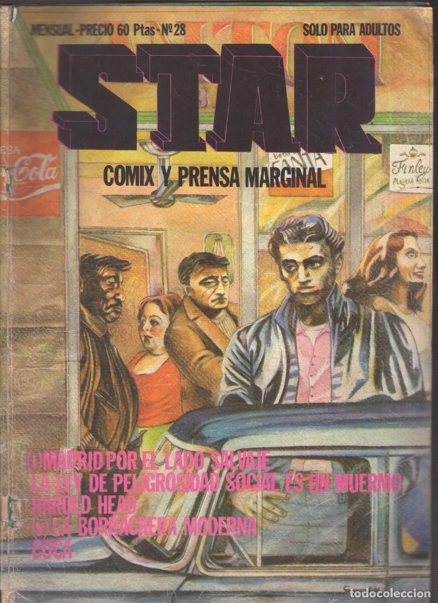 Coleccionismo de Revistas y Peri&oacute;dicos: Ac. Comix y Prensa Marginal STAR - N.&ordm; 28 - Solo para adultos - 1976