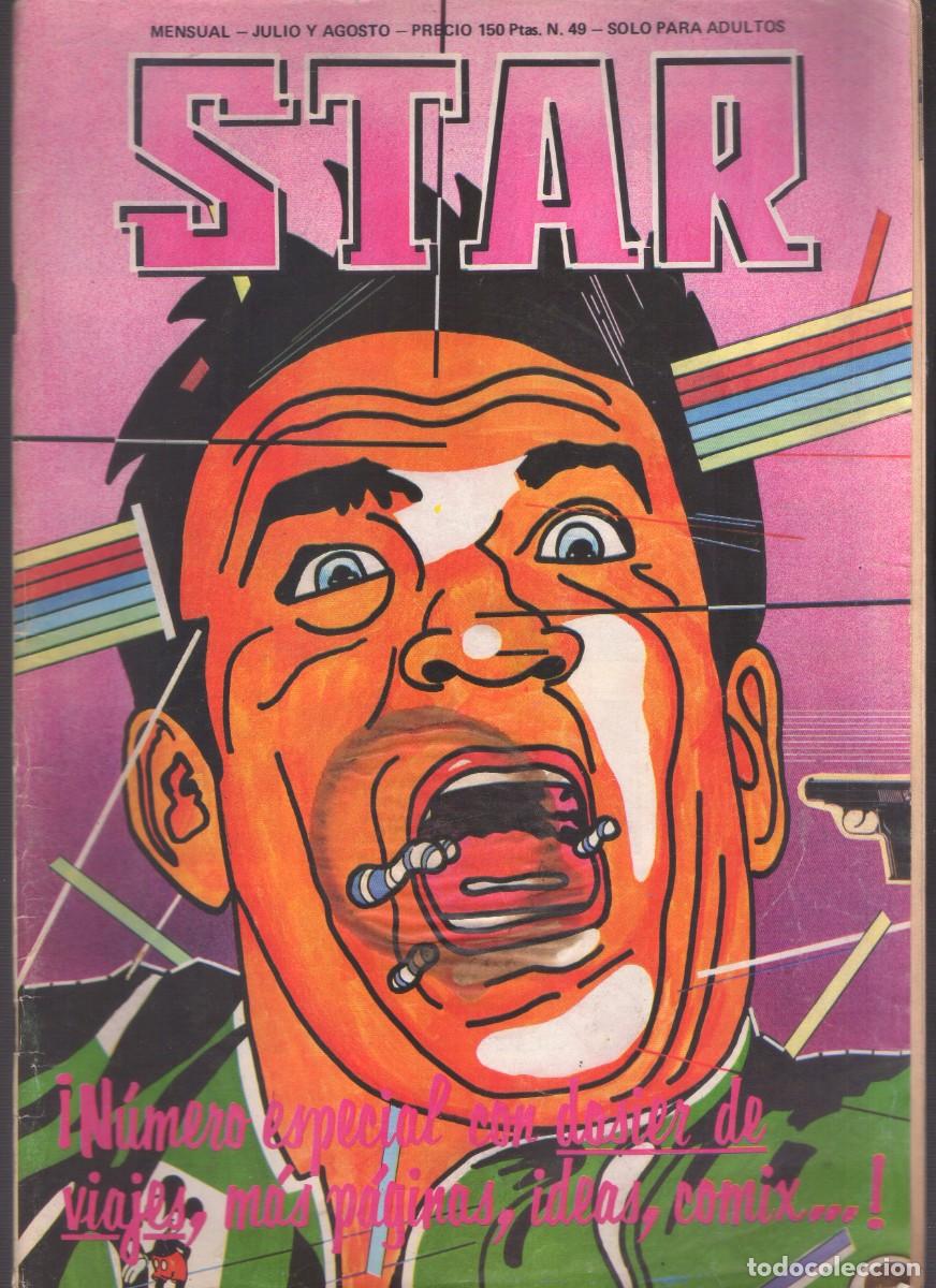 Sammeln von Zeitschriften und Zeitungen: Ac. Comix y Prensa Marginal STAR - N.&ordm; 49 - Solo para adultos - Julio y Agosto de 1979