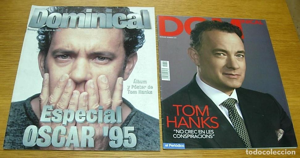 Coleccionismo de Revistas y Peri&oacute;dicos: Lote 2 Revistas TOM HANKS El Dominical 1995 PREMIOS OSCAR + Dominical en Catal&aacute;n 2009