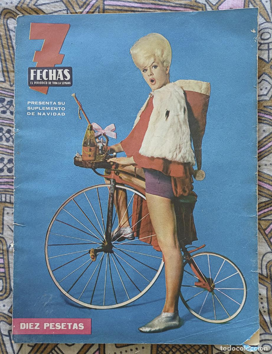 Coleccionismo de Revistas y Peri&oacute;dicos: Revista 7 FECHAS suplemento de Navidad de diciembre de 1.963