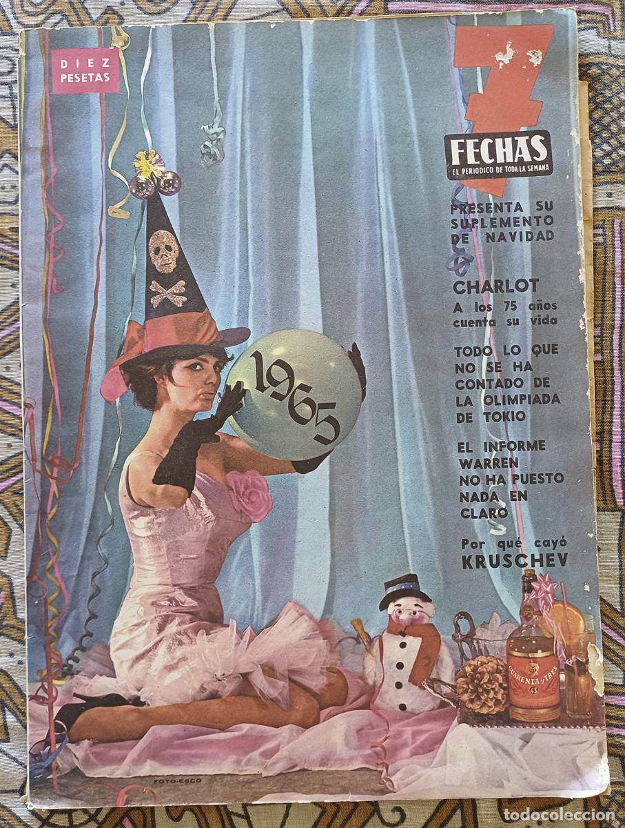 Coleccionismo de Revistas y Peri&oacute;dicos: Revista 7 FECHAS suplemento de Navidad de 1.965