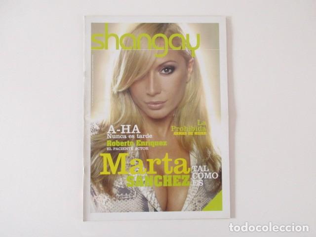 Coleccionismo de Revistas y Peri&oacute;dicos: SHANGAY N&ordm; 188 - MARTA SANCHEZ - LA PROHIBIDA - A-HA - ROBERTO ENR&Iacute;QUEZ - REVISTA GAY 2002