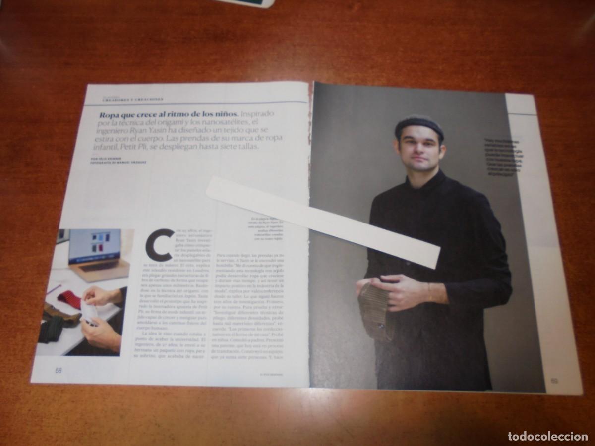 Coleccionismo de Revistas y Peri&oacute;dicos: RETAL CIENCIA: PRENDAS INFANTLES QUE CRECEN HASTA SIETE TALLAS CON LOS NI&Ntilde;OS.
