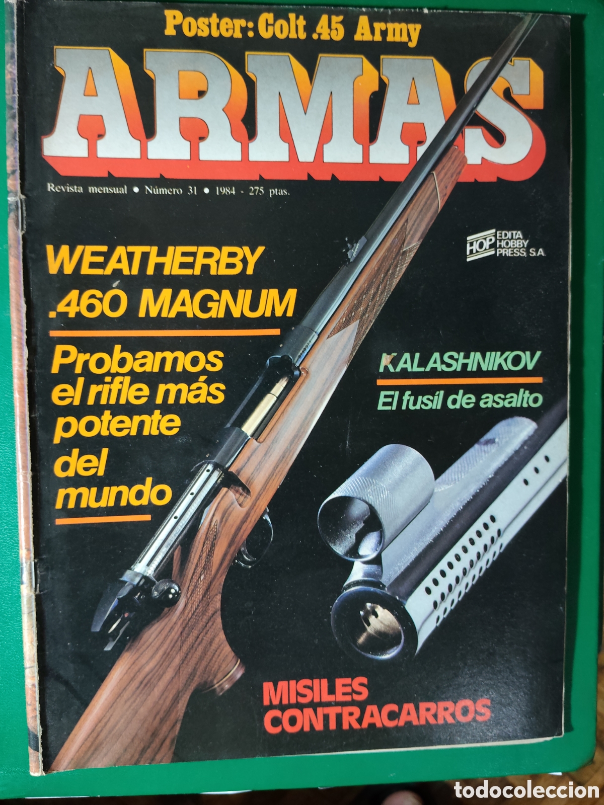 Coleccionismo de Revistas y Peri&oacute;dicos: REVISTA &ldquo;ARMAS&rdquo; &ndash; N&uacute;mero 31 &ndash; 1984