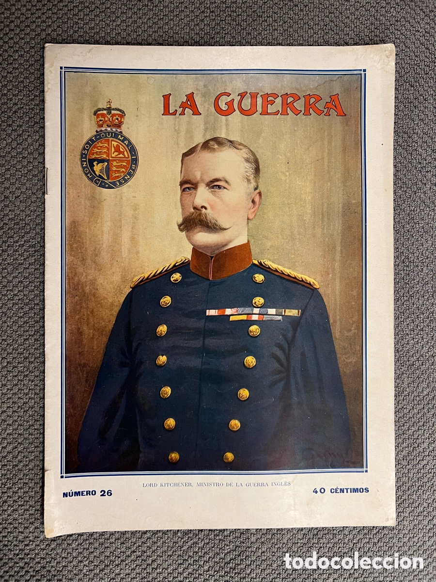 Coleccionismo de Revistas y Peri&oacute;dicos: LA GUERRA ILUSTRADA. Director Augusto Riera No.26 (1a. Guerra Mundial) Miguel Segu&iacute;. Editores