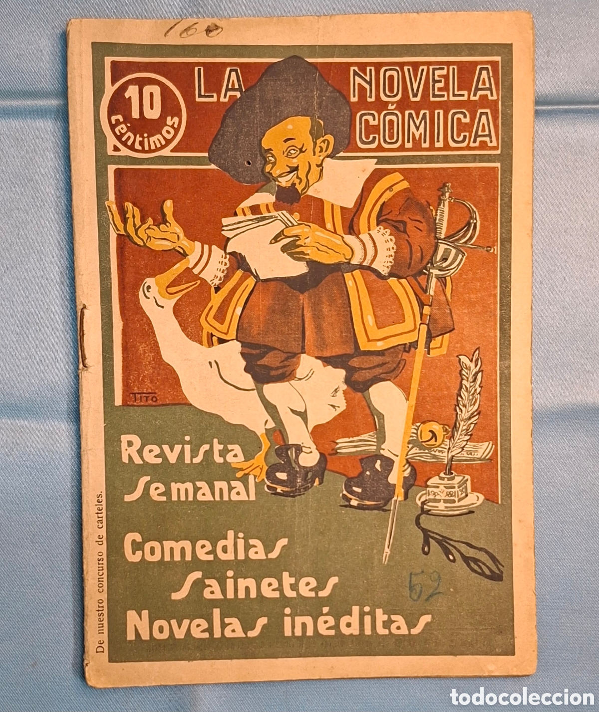 Coleccionismo de Revistas y Peri&oacute;dicos: Revista La Novela C&oacute;mica Semanal