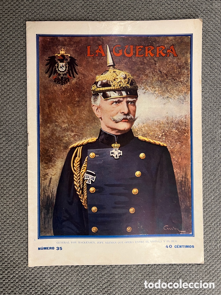 Coleccionismo de Revistas y Peri&oacute;dicos: LA GUERRA ILUSTRADA. Director Augusto Riera No.35 (1a. Guerra Mundial) Miguel Segu&iacute;. Editores