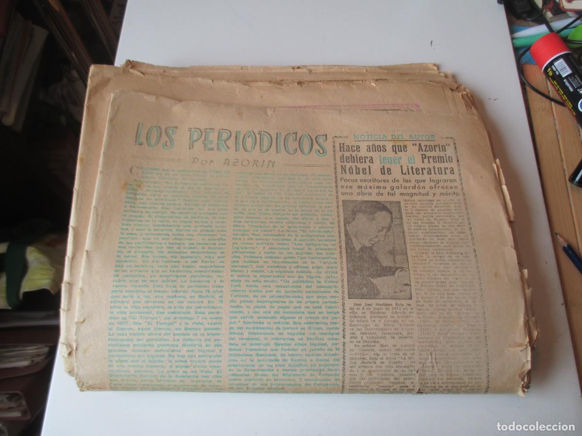 Coleccionismo de Revistas y Peri&oacute;dicos: Lote de p&aacute;ginas de peri&oacute;dicos Faro de Vigo W39974