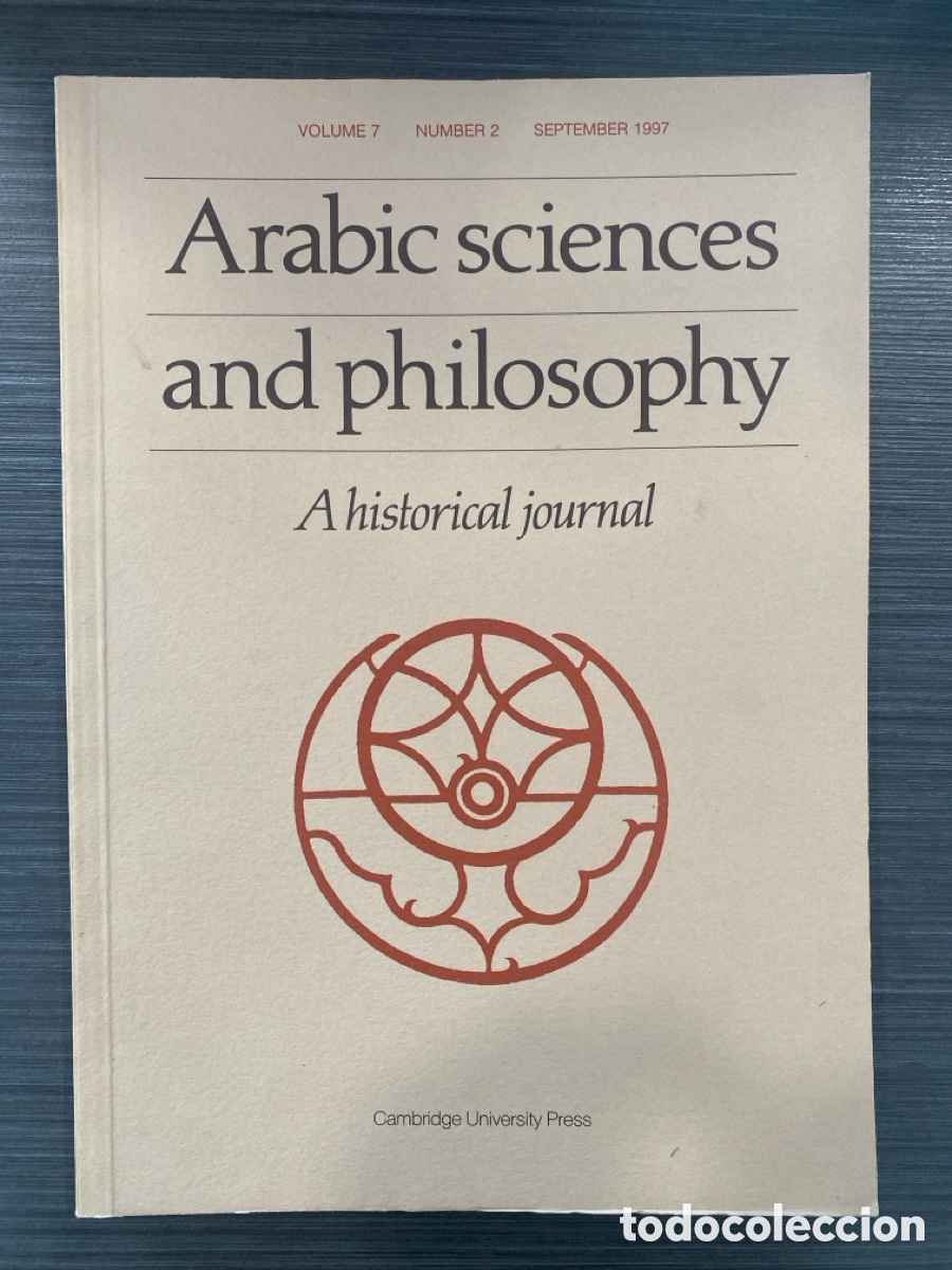 Sammeln von Zeitschriften und Zeitungen: Arabic Sciences and Philosophy: A Historical Journal (Vol. 7, n&ordm; 2) / 1997. Cambridge Univ. Press