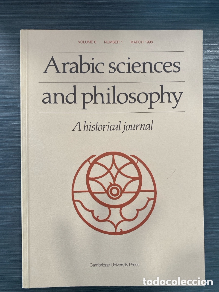 Sammeln von Zeitschriften und Zeitungen: Arabic Sciences and Philosophy: A Historical Journal (Vol. 8, n&ordm; 1)/ 1998/Cambridge University Press