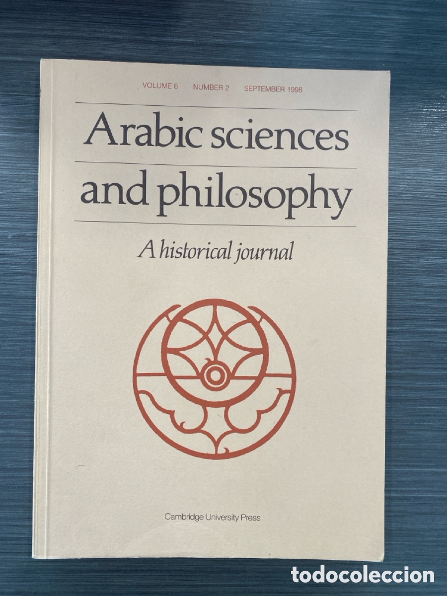 Sammeln von Zeitschriften und Zeitungen: Arabic Sciences and Philosophy: A Historical Journal (Vol. 8, n&ordm; 2)/ 1998/Cambridge University Press