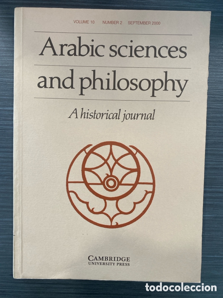 Sammeln von Zeitschriften und Zeitungen: Arabic Sciences and Philosophy: A Historical Journal (Vol. 10, n&ordm; 1)/2000/Cambridge University Press