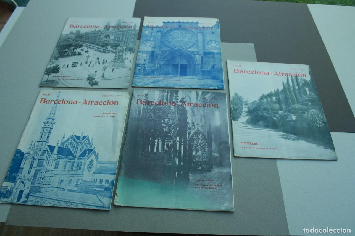 Coleccionismo de Revistas y Peri&oacute;dicos: LOTE DE 7 REVISTAS &rdquo;BARCELONA ATRACCI&Oacute;N&rdquo; A&Ntilde;OS 10 Y 20 DEL SIGLO XX