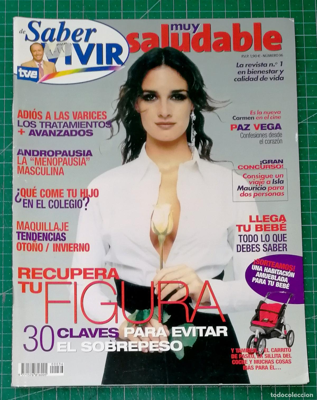 Coleccionismo de Revistas y Peri&oacute;dicos: MUY SALUDABLE de Saber Vivir. N&ordm; 31 / Dir.: Manuel Torreiglesias. - Ediprem Comunicaci&oacute;n, D.L. 2000