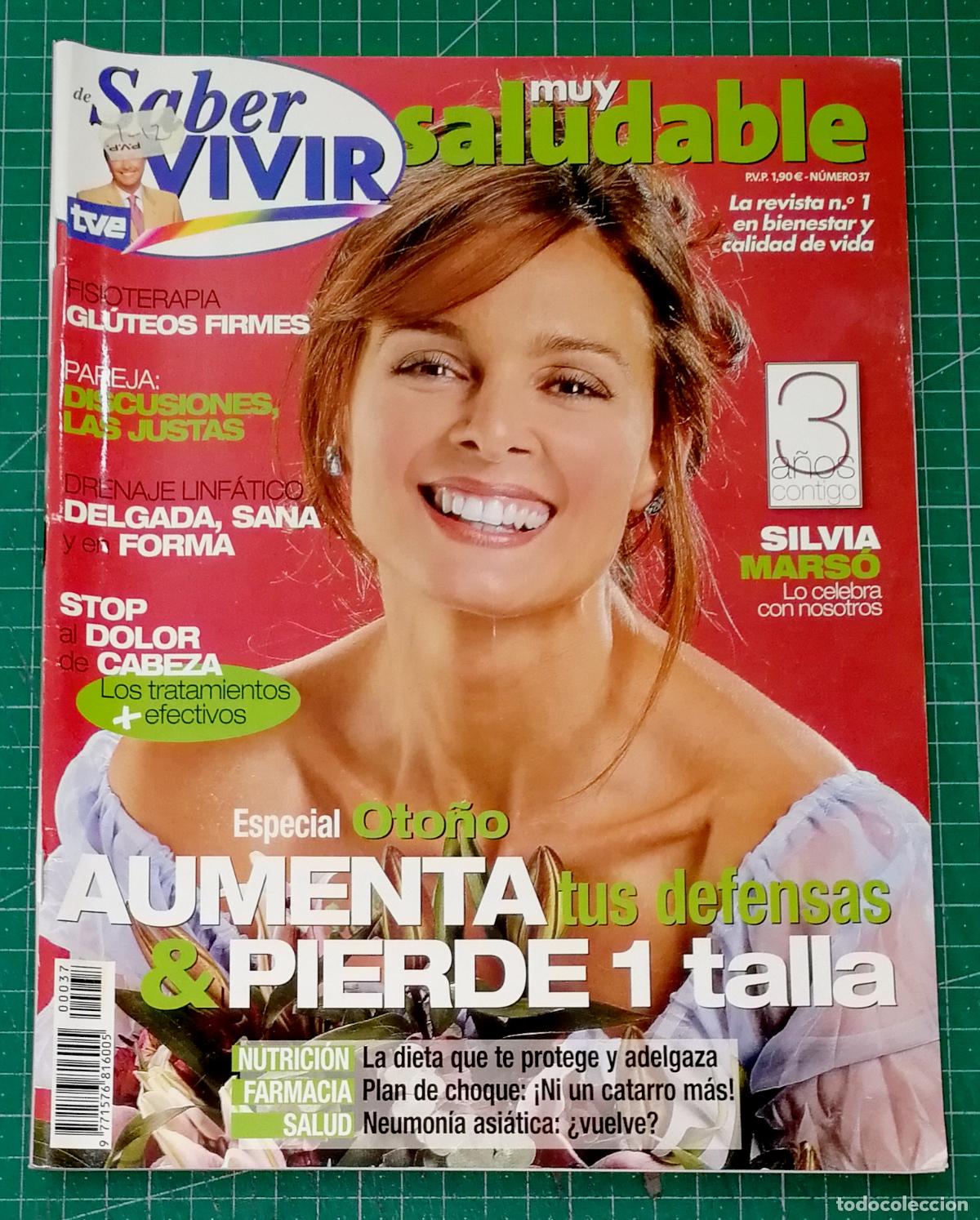 Coleccionismo de Revistas y Peri&oacute;dicos: MUY SALUDABLE de Saber Vivir. N&ordm; 37 / Dir.: Manuel Torreiglesias. - Ediprem Comunicaci&oacute;n, D.L. 2000