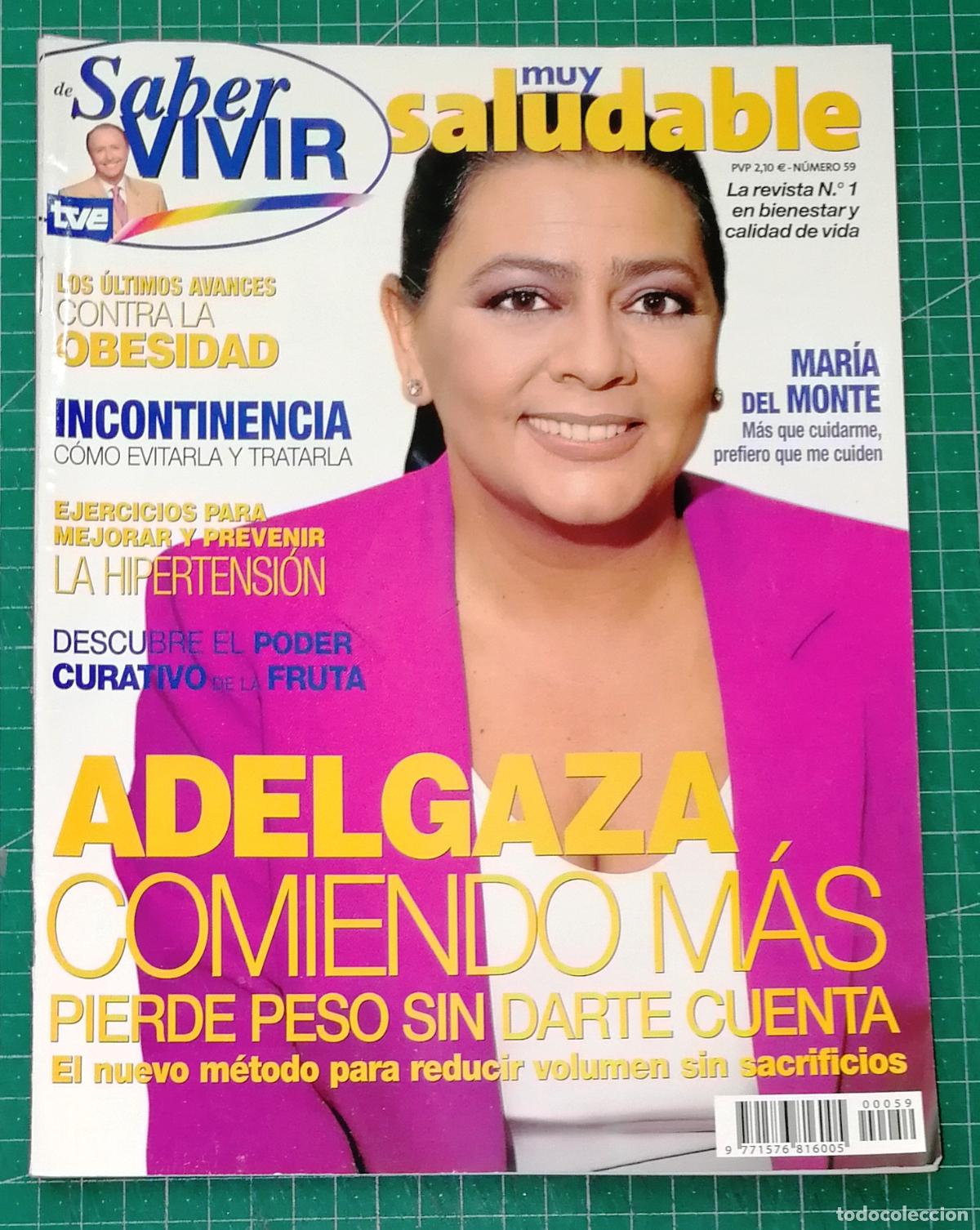 Coleccionismo de Revistas y Peri&oacute;dicos: MUY SALUDABLE de Saber Vivir. N&ordm; 59 / Dir.: Manuel Torreiglesias. - Ediprem Comunicaci&oacute;n, D.L. 2000