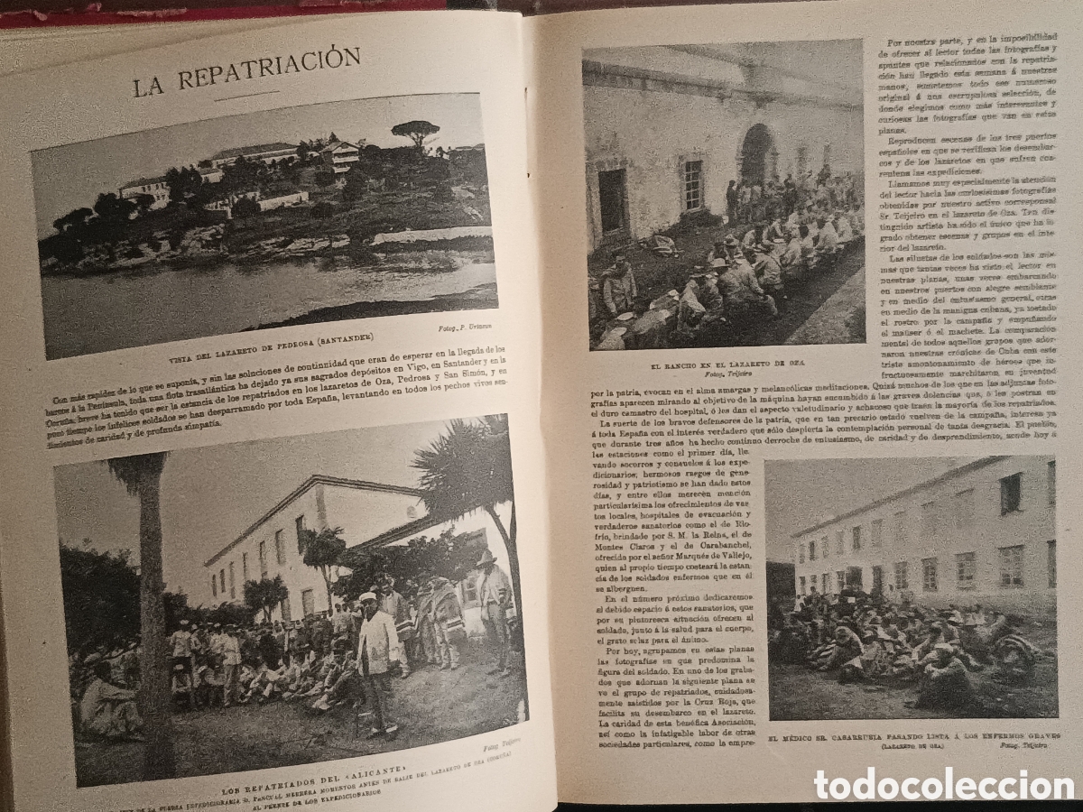 Collezionismo di Riviste e Giornali: REVISTA BLANCO Y NEGRO A&Ntilde;O 1898 n&uacute;ms 379 a 399 en 1 volumen, escritos de Emilia Pardo Baz&aacute;n, etc.