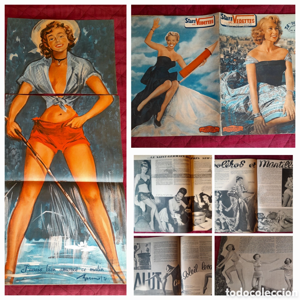 Coleccionismo de Revistas y Peri&oacute;dicos: Stars et Vedettes N&deg; 29. Martine Carol. Janis Carter. Desnudos, erotismo. Circa 1947