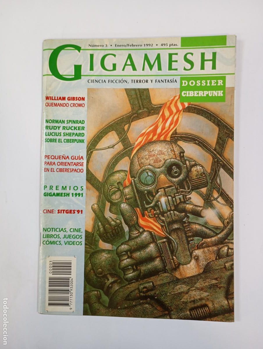 Coleccionismo de Revistas y Peri&oacute;dicos: GIGAMESH N&ordm; 3. REVISTA DE CIENCIA FICCI&Oacute;N, TERROR Y FANTAS&Iacute;A. ENERO 1992. TDKR79