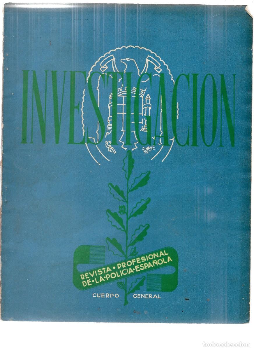 Coleccionismo de Revistas y Peri&oacute;dicos: 3 REVISTA PROFESIONAL INVESTIGACION N&ordm; 311-313 - Y 314 A&Ntilde;O 1954