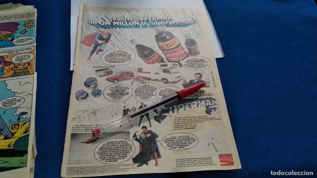 Collectionnisme de Revues et Journaux: Anuncio - Publicidad de Revista HOJA - SUPERMAN / COCA COLA - 1980