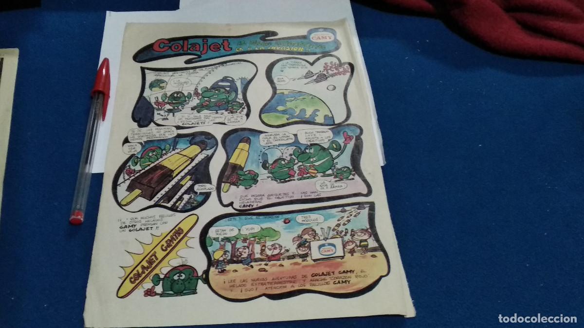 Coleccionismo de Revistas y Peri&oacute;dicos: Anuncio - Publicidad de Revista HOJA - HELADOS CAMY / COLAJET - 1980