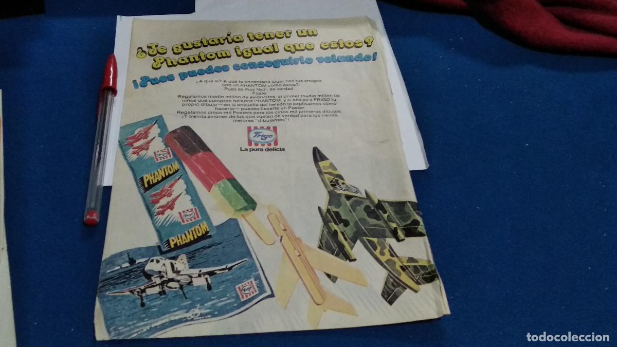 Coleccionismo de Revistas y Peri&oacute;dicos: Anuncio - Publicidad de Revista HOJA - HELADOS FRIGO / PHANTOM - 1980