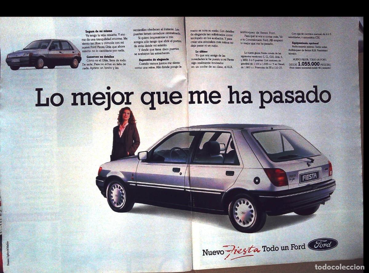 Coleccionismo de Revistas y Peri&oacute;dicos: FORD FIESTA ANUNCIO PUBLICIDAD
