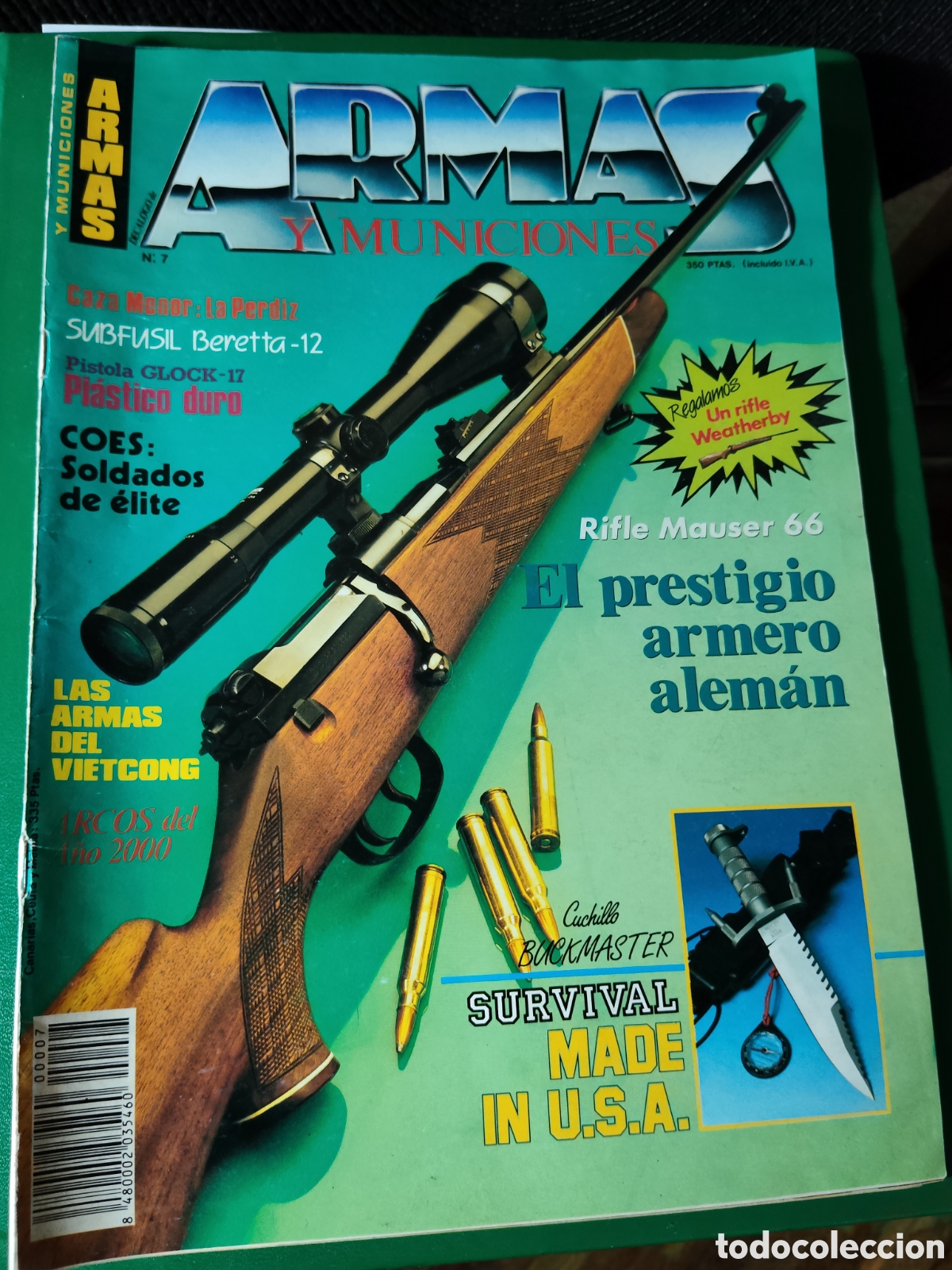 Sammeln von Zeitschriften und Zeitungen: REVISTA ARMAS Y MUNICIONES N&deg; 7rifle Mauser 66 COE soldados de &eacute;lite